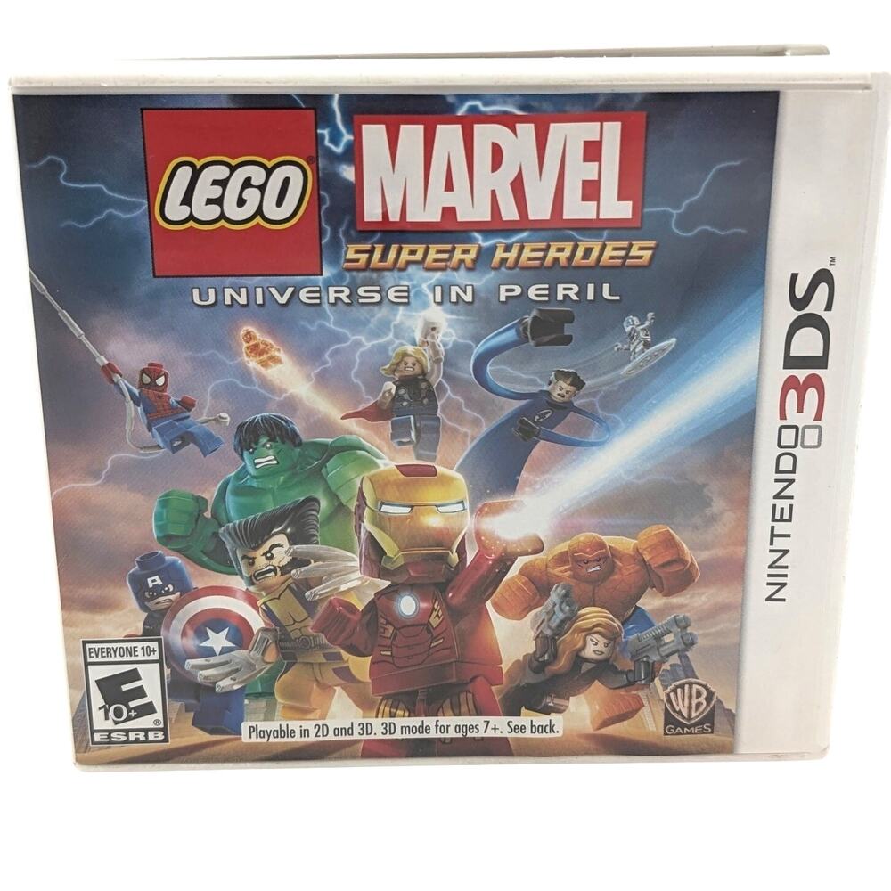 LEGO Marvel Super Heroes Universe in Peril Nintendo 3DS Game CIB Untested